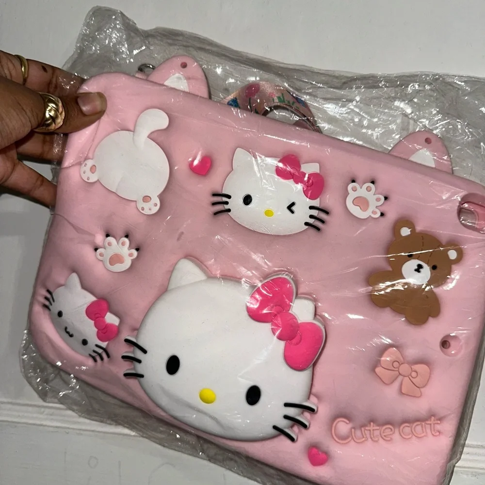 Pink Hello Kitty Tablet case with strap